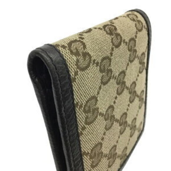Gucci Bifold Wallet GG Canvas Beige Brown - Picture 4 of 9